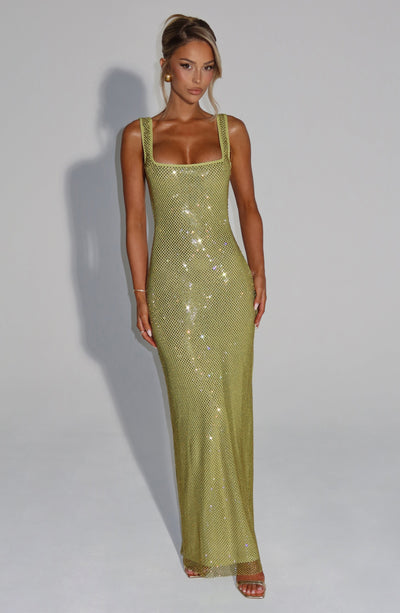 Vestito Petra Maxi - Oliva