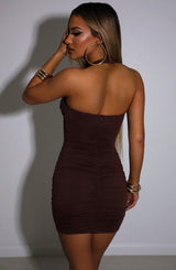 Aisha Mini Abito - Cioccolato