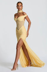 Abito Maxi Alaia Lemon