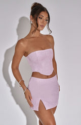 Top Aimee Rosa Scintillante