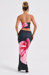 Gonna Maxi Allegra Stampa Floreale