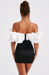 Abito Mini Allie Nero/Bianco