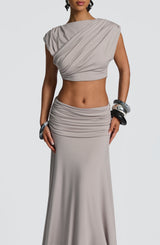 Amara Top - Light Grey