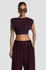 Amara Top - Plum