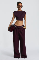 Amara Top - Plum