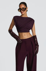Amara Top - Plum