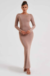 Abito Maxi Anastassia Cioccolato