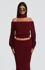 Andie Top - Burgundy