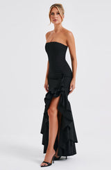 Abito Angelina Maxi Nero