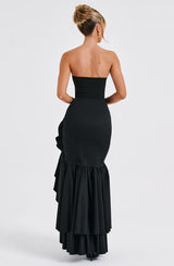 Abito Angelina Maxi Nero