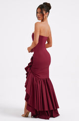 Abito Maxi Burgundy