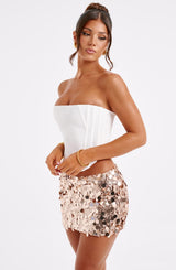 Anissa Mini Skirt Oro