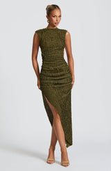 Aphrodite Midi Abito Khaki