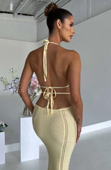 Abito Maxi Arabella Giallo