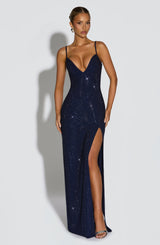 Ashton Maxi Dress - Navy Dress Babyboo Fashion Premium Exclusive Design