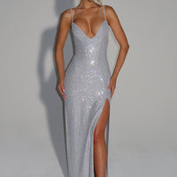 Ashton Maxi Dress - Silver