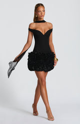 Aveta Mini Dress - Black