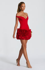 Aveta Mini Dress - Red