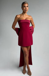 Vestito Mini Barbara - Vino