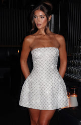 Abito Minidress Beatrice Avorio