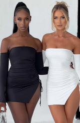 Abito Minimo Femminile Bianco Stile Becca