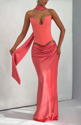 Gonna Maxi Bernadette Rosa Coral