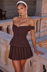 Blakely Top - Plum Brown