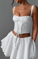 Top Donna Bonnie Avorio