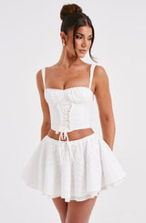 Top Donna Bonnie Avorio