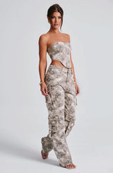 Pantaloni Cargo Brooklyn Stampa Camo