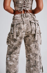 Pantaloni Cargo Brooklyn Stampa Camo