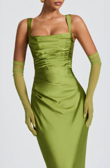 Abito Maxi Calanthe Verde