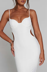 Abito Maxi Celine Bianco