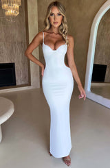 Abito Maxi Celine Bianco