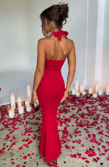 Abito Maxi Chrishelle Rosso