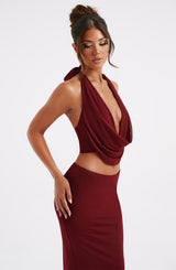 Top Burgundy Chrishelle