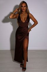 Abito Maxi Cordelia Cioccolato