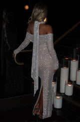 Abito Maxi Cyprus in Tono Nudo