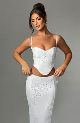 Top Donna Bianco Dalary