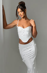 Top Donna Bianco Dalary