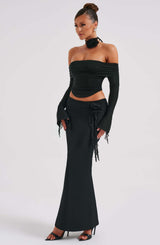 Gonna Maxi Deema Nera - Eleganza e Stile per Ogni Occasione