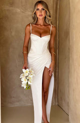 Abito da Sera di Lusso in Avo Avorio