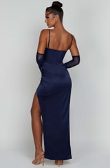 Abito Maxi Despina Blu Marina