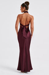 Abito Maxi Burgundy