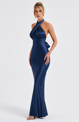 Abito Maxi Blu Navy