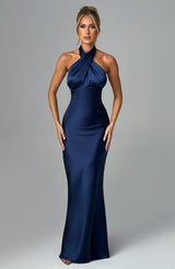Abito Maxi Blu Navy