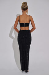 Gonna Maxi Dimity Nero