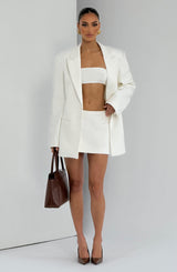 Edna Mini Skirt - Ivory