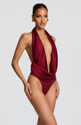 Eleni Bodysuit - Burgundy