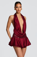 Eleni Bodysuit - Burgundy